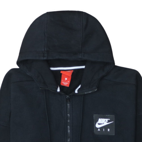 Nike Men's Black Air Full Zip Hoodie Small Cotton Blend