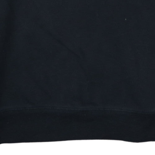 Champion Men's Black Small Pullover Sweatshirt with Logo Print