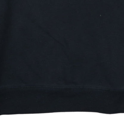 Champion Men's Black Small Pullover Sweatshirt with Logo Print