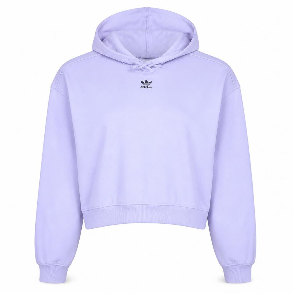 Adidas Women’s Lilac Hooded Pullover Sweatshirt Size 16 UK