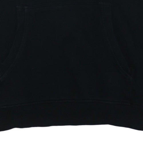 Kappa Men's Black Pullover Hoodie Medium Graphic Logo Fleece