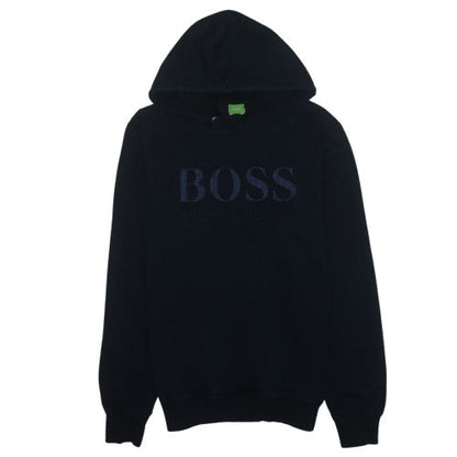 Hugo Boss Men's Black Logo Pullover Hoodie Size L
