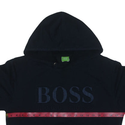 Hugo Boss Men's Black Logo Pullover Hoodie Size L