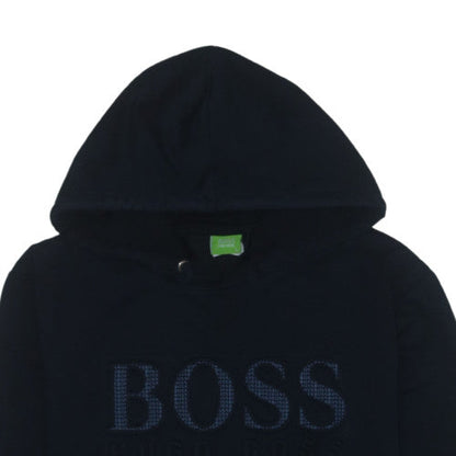 Hugo Boss Men's Black Logo Pullover Hoodie Size L