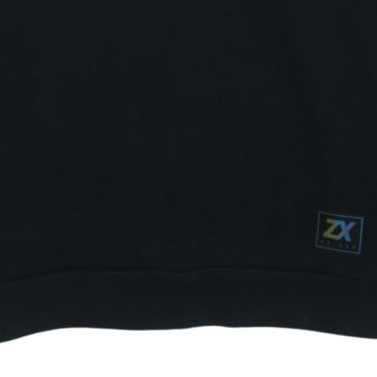 Adidas Mens Blue and Black Crew Neck Sweatshirt Size M