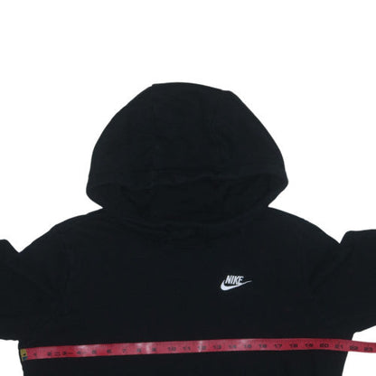 Nike Men's Black Pullover Hoodie M Regular Fit Sports Fleece
