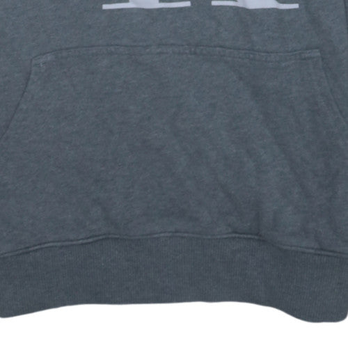 Calvin Klein Jeans Women's Grey Regular Fit Cotton Pullover Hoodie Size L
