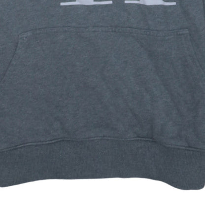 Calvin Klein Jeans Women's Grey Regular Fit Cotton Pullover Hoodie Size L