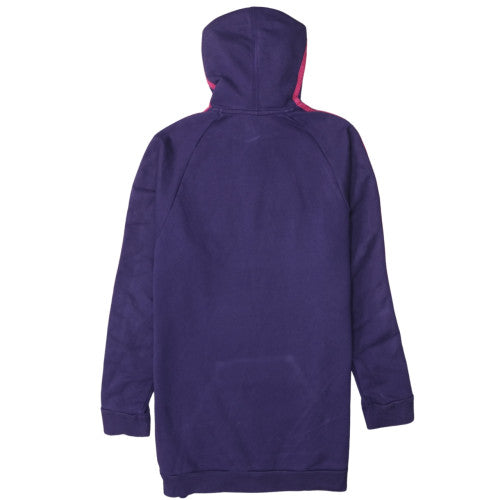 Adidas Womens Purple Hoodie Dress XL Long Sleeve Pullover Hooded Tunic