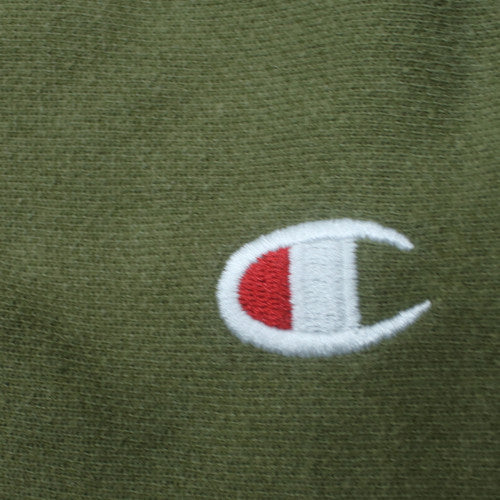 Champion Men's Green Reverse Weave Pullover Sweatshirt Medium