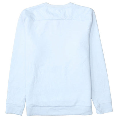 Under Armour Men's White Crew Neck Sweatshirt Large Logo Pullover