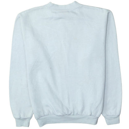 Umbro Men's Blue Retro Logo Crew Neck Fleece Sweatshirt Size M