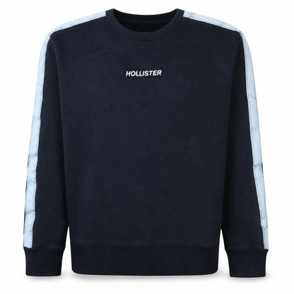 Hollister Men’s Black Logo Pullover Sweatshirt Medium