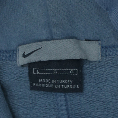 Nike Men's Blue Pullover Hoodie Size L Fleece Sportswear