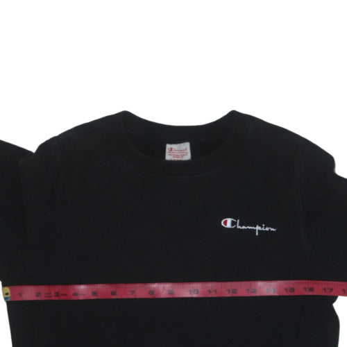Champion Men's Black XS Reverse Weave Crew Neck Sweatshirt