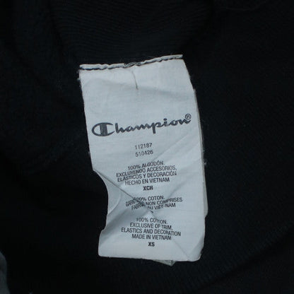 Champion Men's Black XS Reverse Weave Crew Neck Sweatshirt