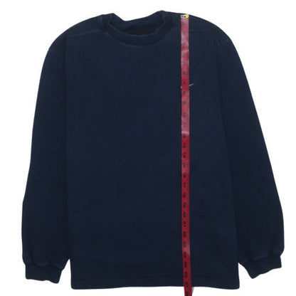 Nike Men's Blue Pullover Sweatshirt M Regular Fit Crew Neck