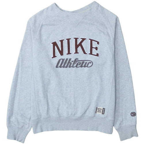 Nike Men's Grey Athletic Pullover Sweatshirt S Crew Neck