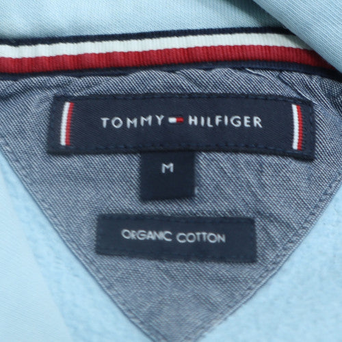 Tommy Hilfiger Men's Blue Pullover Hoodie Medium Organic Cotton