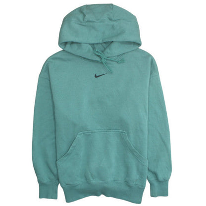 Nike Men's Green Pullover Hoodie M Regular Fit Fleece Sweatshirt