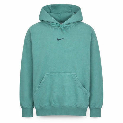 Nike Men's Green Pullover Hoodie M Regular Fit Fleece Sweatshirt
