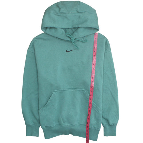 Nike Men's Green Pullover Hoodie M Regular Fit Fleece Sweatshirt