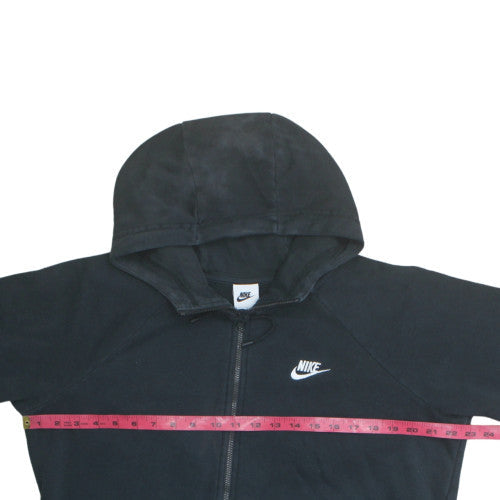 Nike Men's Black Full Zip Hoodie Size M Sports Fleece