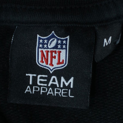 NFL Team Apparel Men's Black Jets 1/4 Zip Sweatshirt M