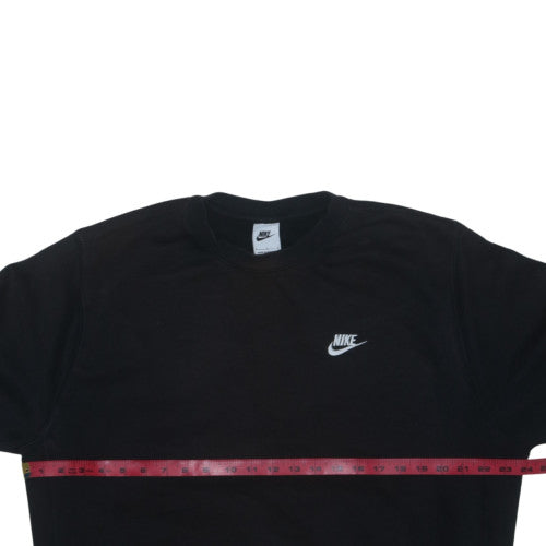 Mens UK Size L Nike Black Pullover Sweatshirt