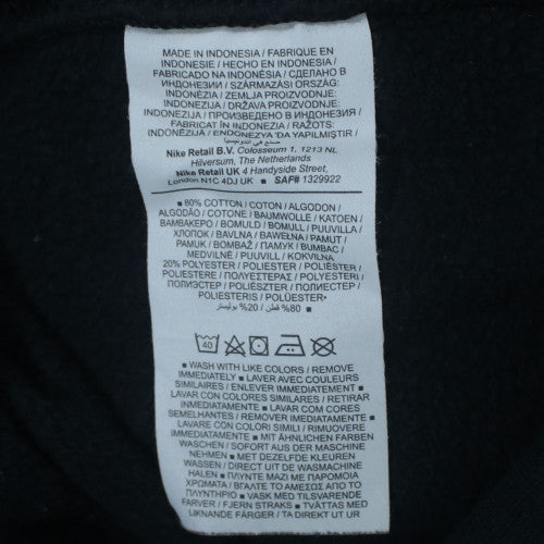 Mens UK Size L Nike Black Pullover Sweatshirt