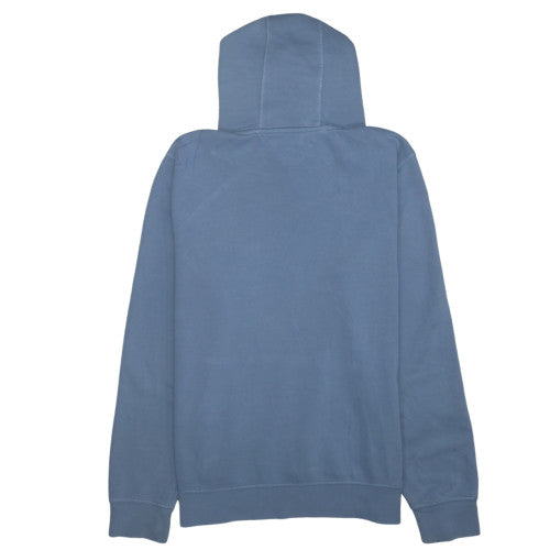 Tommy Hilfiger Men's Blue Pullover Hoodie L Cotton Blend Logo