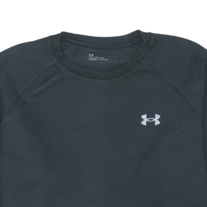 Under Armour Men's Black Crew Neck Sweatshirt Size L Loose Fit