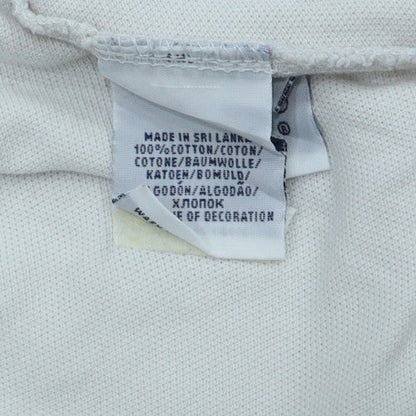 Ralph Lauren Men's White XL Polo Shirt Custom Fit Embroidered Sports