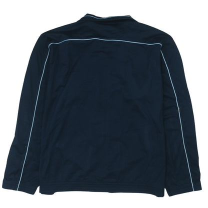 Champion Men's Blue Full Zip Collared Sweatshirt XL