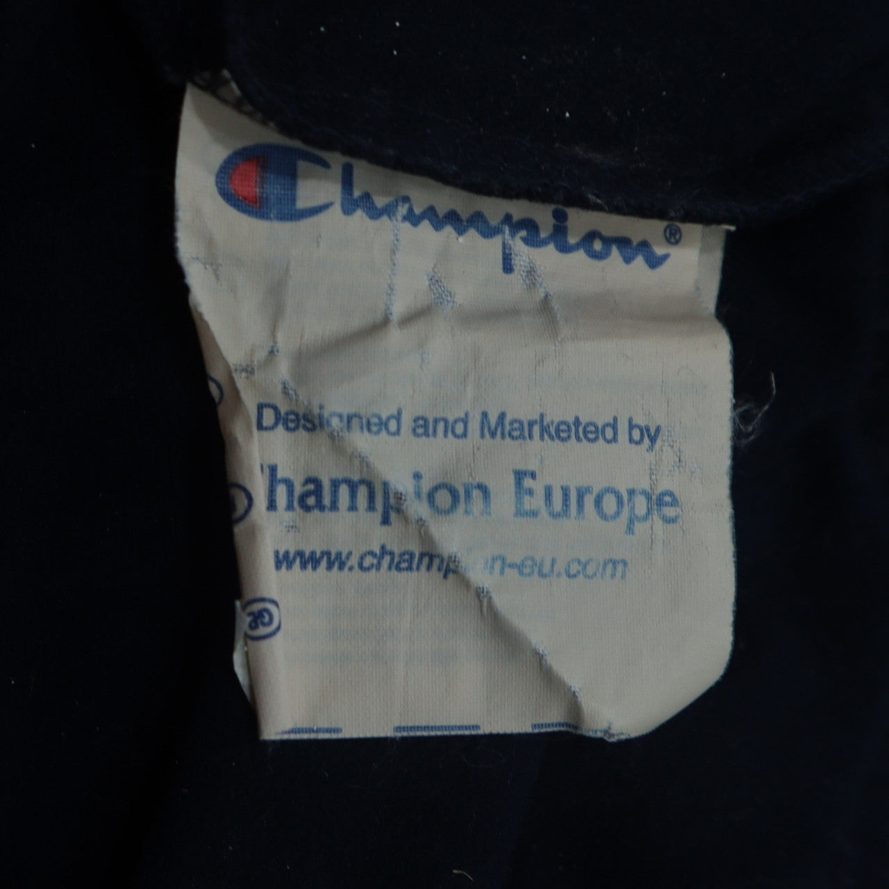 Champion Men's Blue Full Zip Collared Sweatshirt XL
