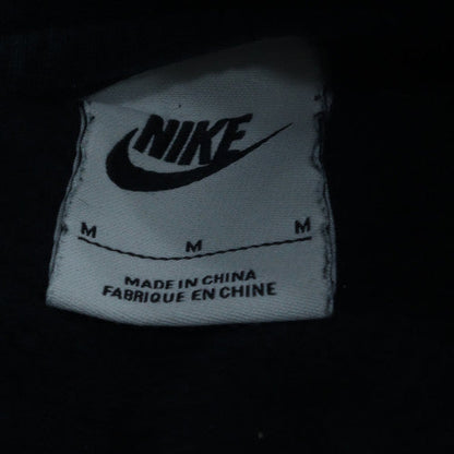 Nike Women Black Crew Neck Pullover Sweatshirt Size M Cotton Blend