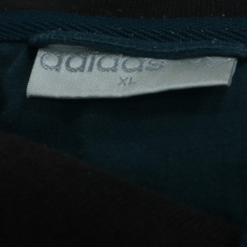 Adidas Men's Black XL Polo Shirt NY Training Embroidered Sports Top