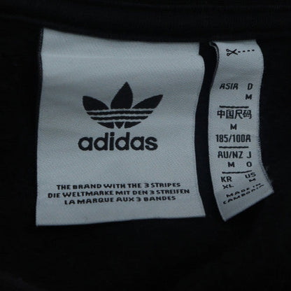 Adidas Womens Black Crew Neck Pullover Sweatshirt Size XL 70% Cotton