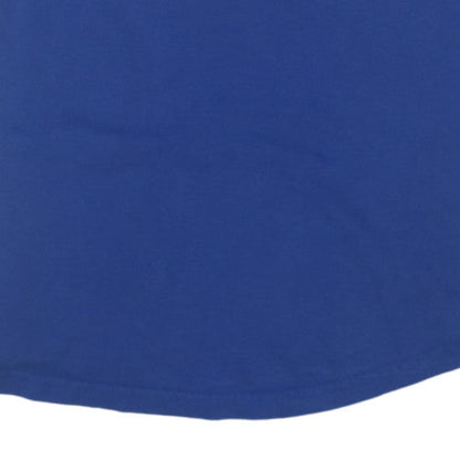 Ellesse Men's Blue Crew Neck Short Sleeve Logo T-Shirt Size L