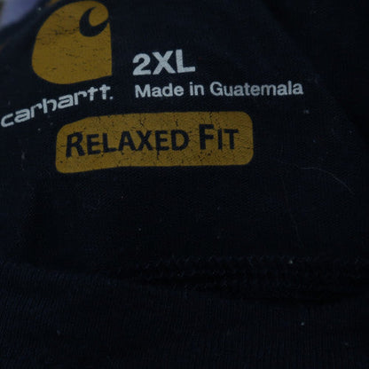 Carhartt Men's Blue 2XL Relaxed Fit Crew Neck T-Shirt