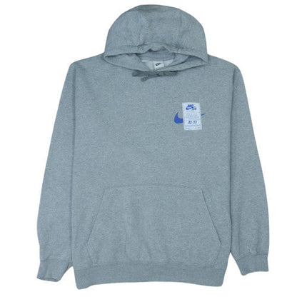 Nike Men's Grey Pullover Hoodie 3XL Sports Fleece Sweatshirt