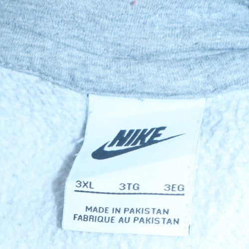 Nike Men's Grey Pullover Hoodie 3XL Sports Fleece Sweatshirt