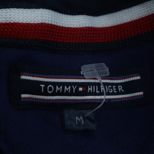 Tommy Hilfiger Womens Blue Full Zip Hoodie M Cotton Casual