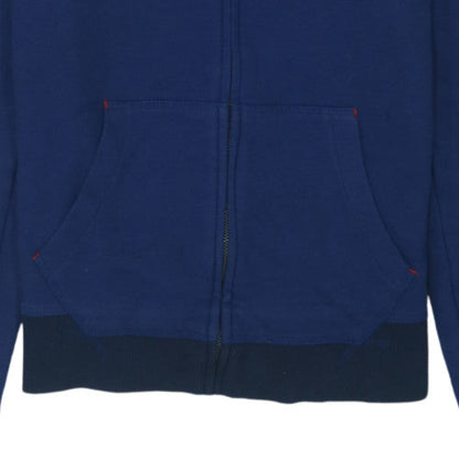 Tommy Hilfiger Womens Blue Full Zip Hoodie M Cotton Casual