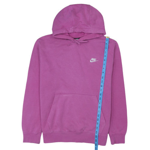 Nike Women's Pink Pullover Hoodie Medium Cotton Blend