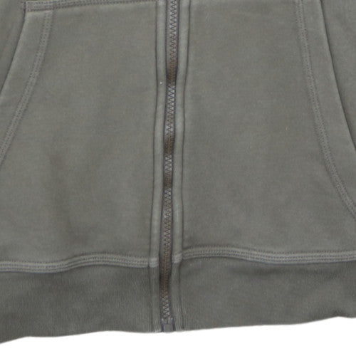 Nike Women’s Grey Full Zip Hoodie Medium Cotton Blend Casual