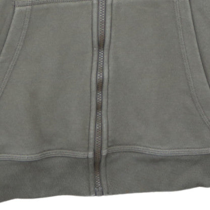 Nike Women’s Grey Full Zip Hoodie Medium Cotton Blend Casual