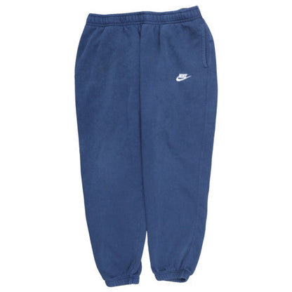 Nike Men's Blue XL Fleece Sweatpants Tapered Logo Joggers