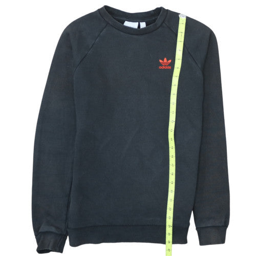 Adidas Men's Black XS Pullover Crew Neck Sweatshirt