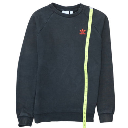 Adidas Men's Black XS Pullover Crew Neck Sweatshirt